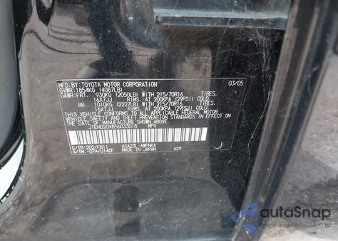 2005 Toyota Rav4 from USA, damaged, VIN JTEHD20V856033018